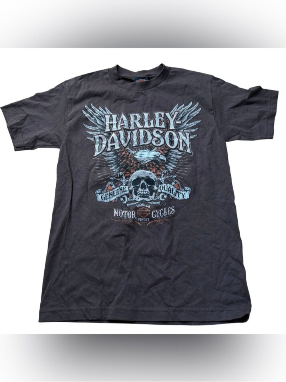 Harley Davidson Men Soul Fight Short Sleeve Shirt Size Small New